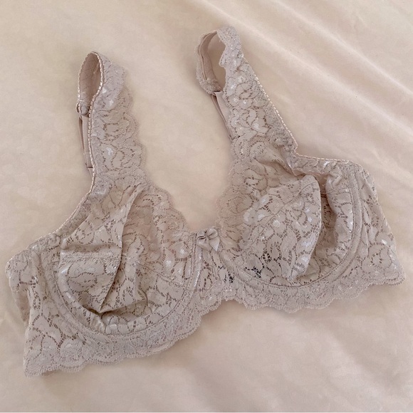 Free People Other - Blush Pink Lace Bra size 36B